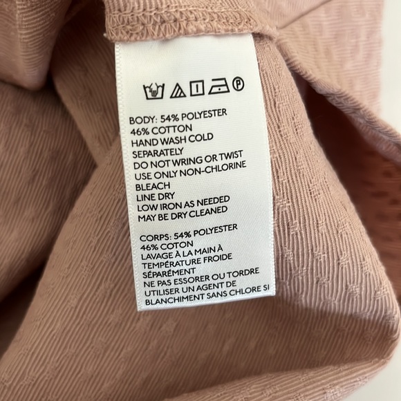 Urban Outfitters Silence + Noise Jacquard Pink/Rose Peplum Skirt Size 6 - Picture 6 of 6